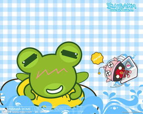 Q版青蛙電腦動畫圖片